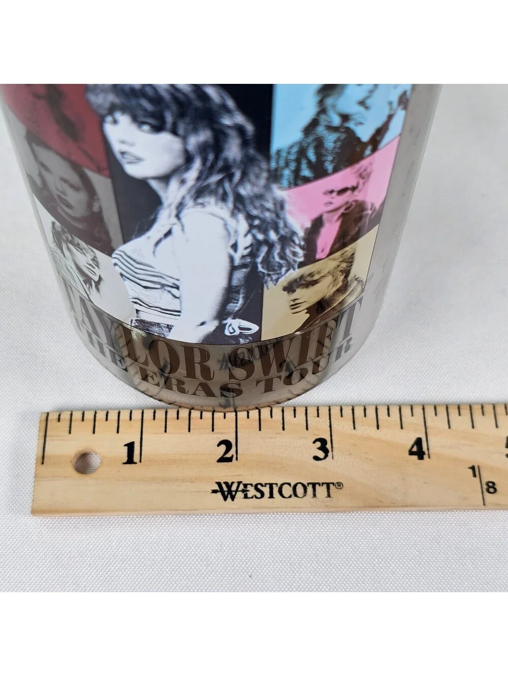 Official Taylor Swift The Eras Tour Water Bottle Gray Translucent Wide Mouth